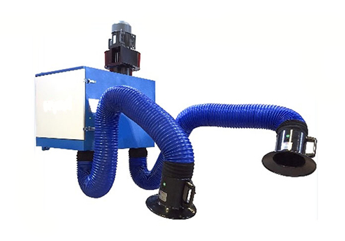 Double Arm Wall Type Smoke Suction Unit